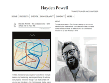 Tablet Screenshot of haydenpowell.com